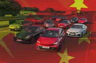 china flag cars