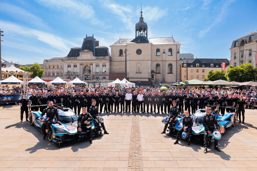 Alpine WEC team at Le Mans