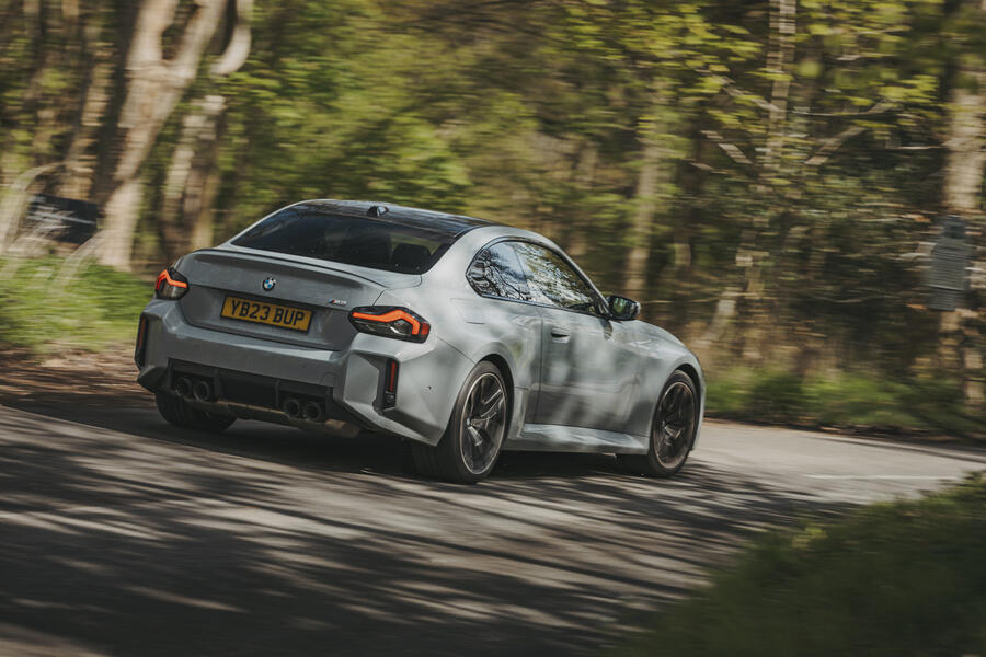 BMW M2 rear cornering