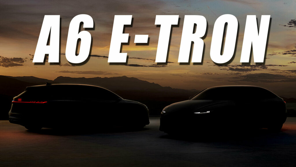 Audi A6 e-tron Teaser