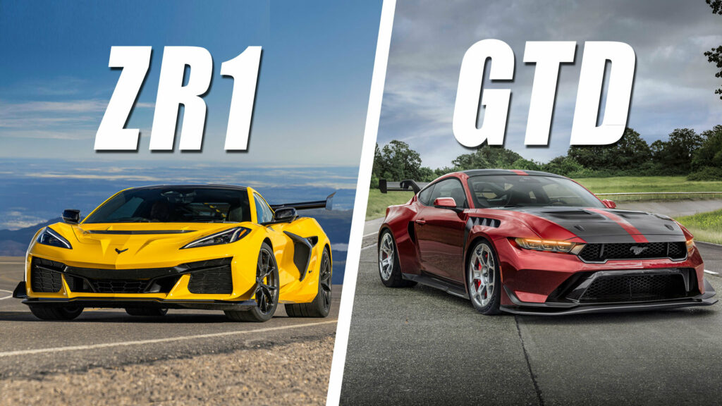 Ford Mustang GTD vs Chevrolet Corvette ZR1