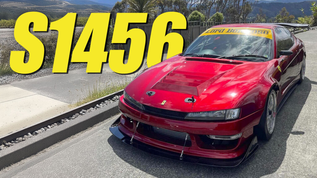 Ferrari with Nissan Silvia S14 nose