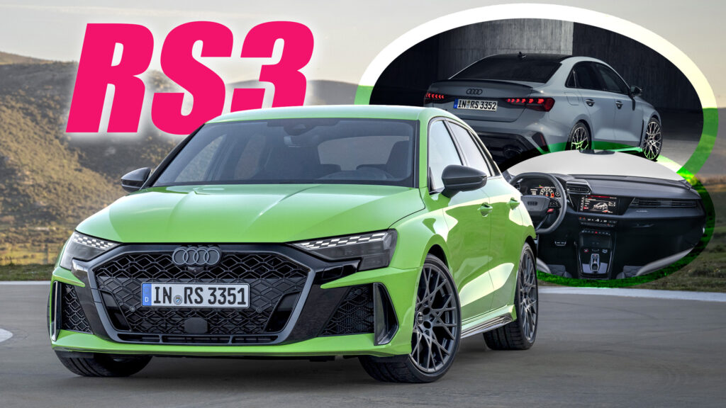 Audi RS3 Sportback and Sedan