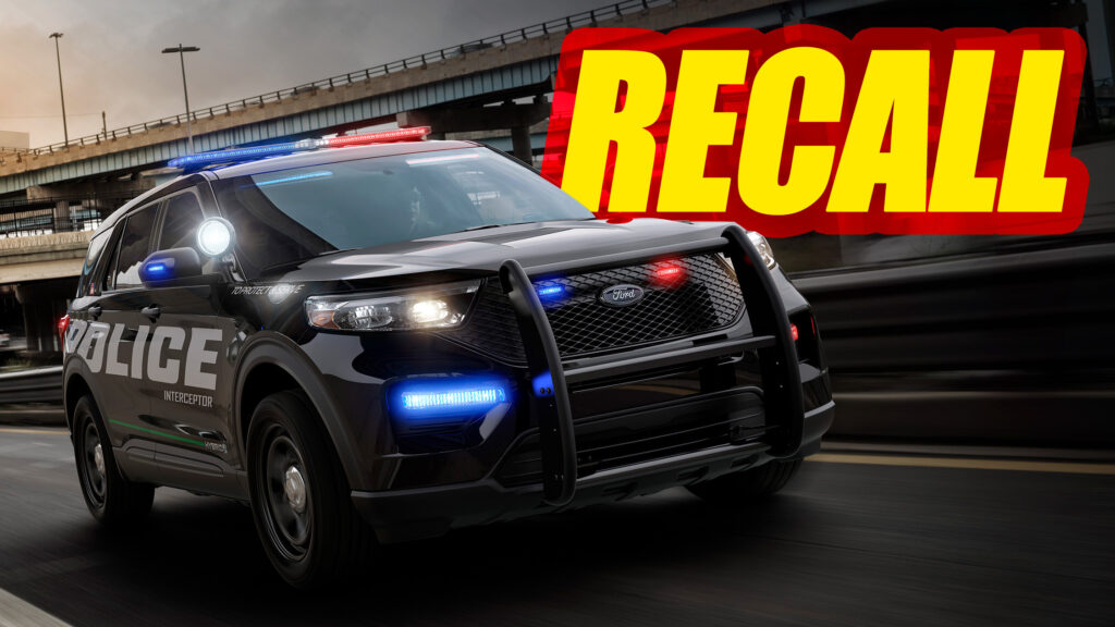 Ford Recalls Police-Spec Explorers