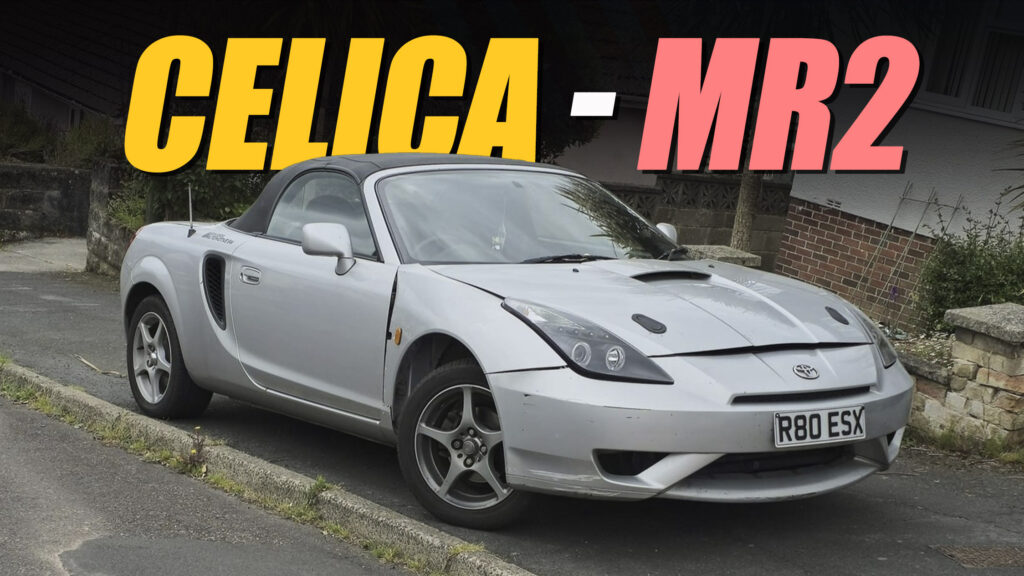 Toyota MR2 Roadster with Celica Front-End Transplant