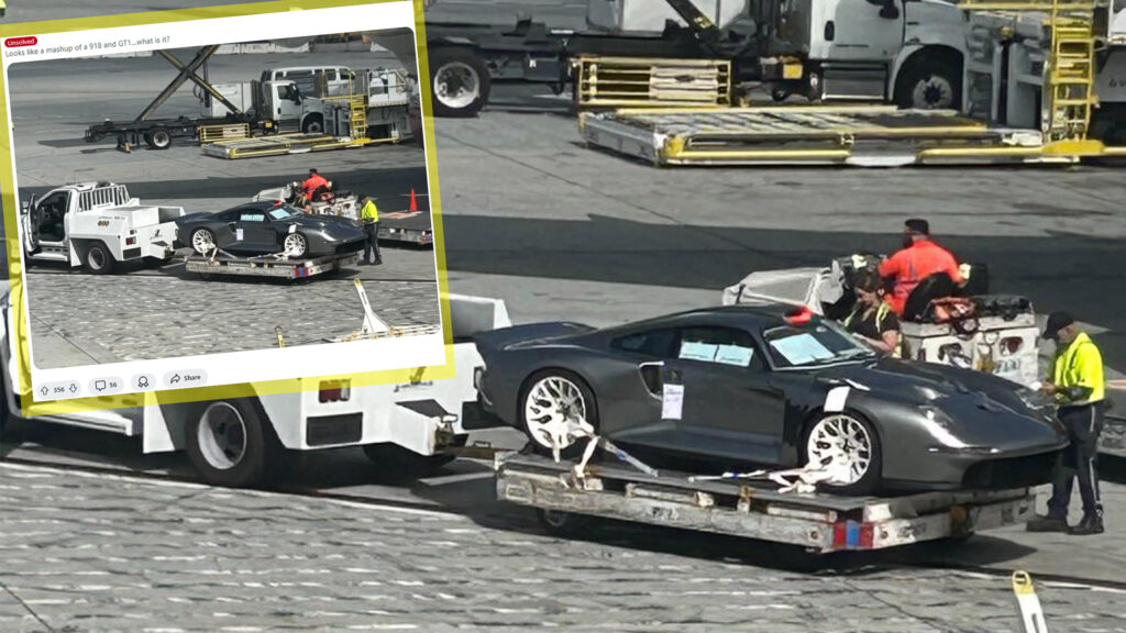 Mysterious Porsche Spotted at LAX