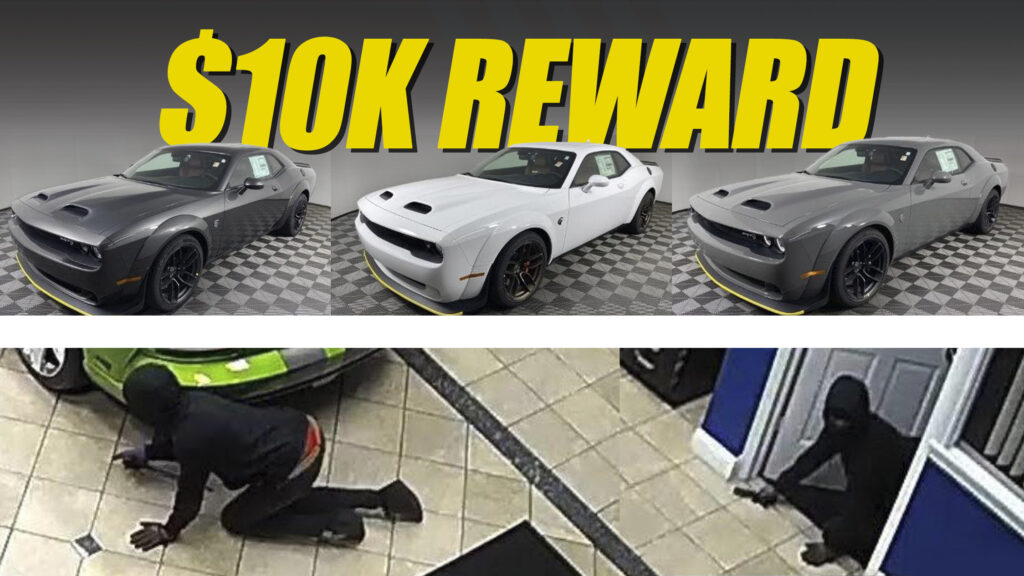 Stolen Dodge Challenger Hellcats