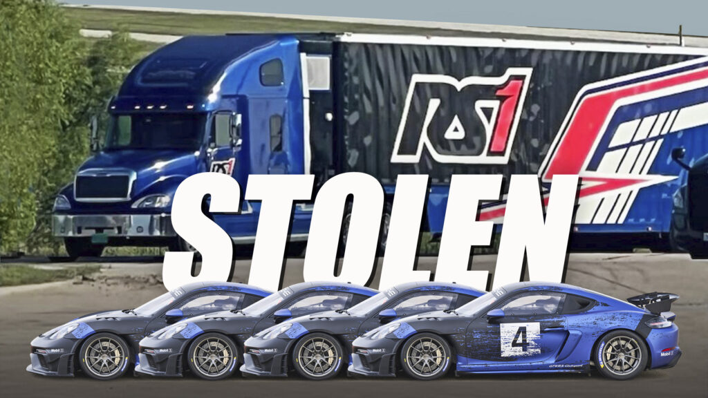 Stolen Porsche Racecars