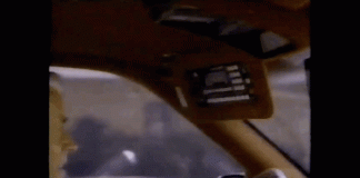 "1990s Chrysler: Hands-Free Cell Phone Built into Visor | Giga Gears"