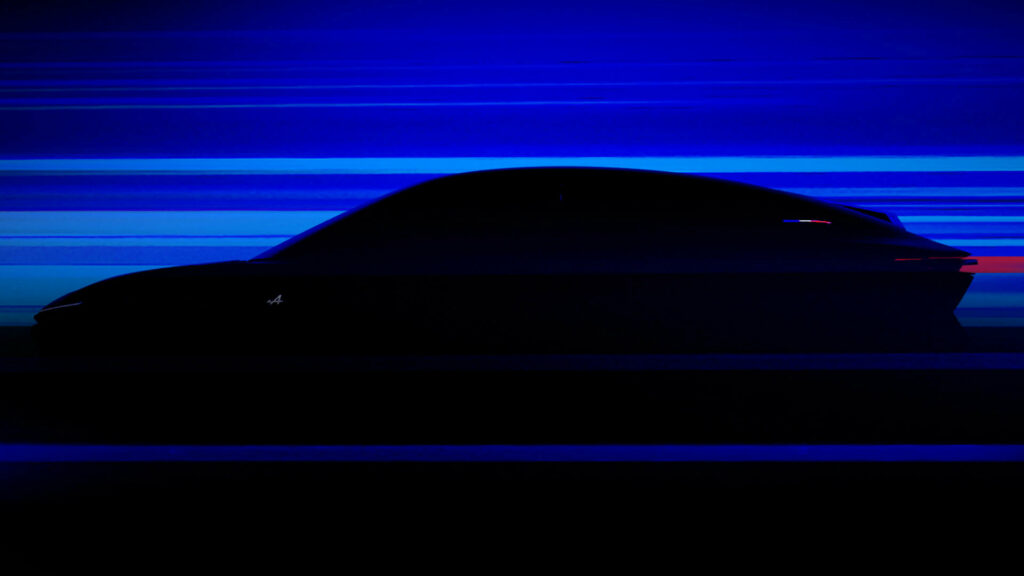 Alpine A390β Electric Crossover Coupe Teased For Paris Motor Show