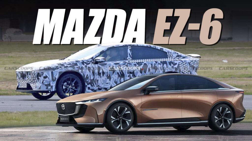 Mazda EZ-6 Spy Shots