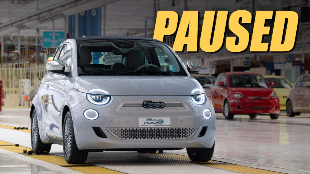 Fiat 500e Production Paused