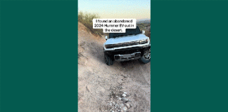 GMC Hummer EV Abandoned on Off-Road Trail Due to Suspension Failure