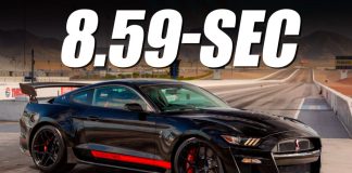 Shelby GT500 Code Red: 1,300 HP, 8.59 Second 1/4 Mile Run