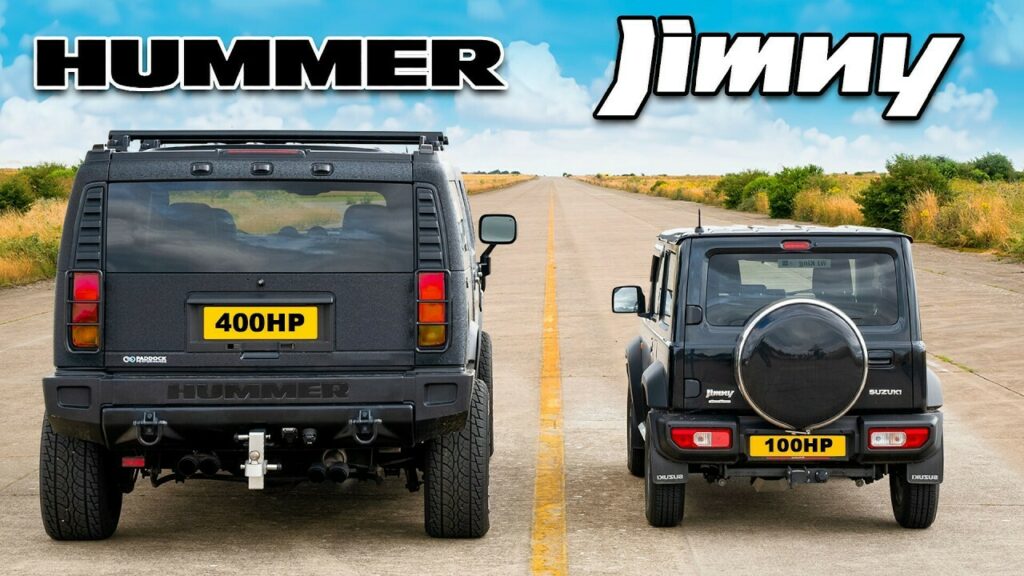 Suzuki Jimny Drag Races Hummer H2