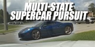 Teens Steal Ferrari 488, Police Chase from RI to FL | Giga Gears