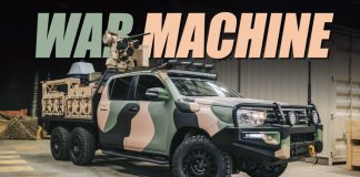 Toyota Hilux Becomes 6x6 Military Truck | Giga Gears